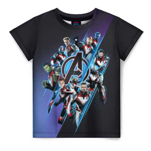 Детская футболка ВсеМайки 3D Avengers in uniform, р. 128