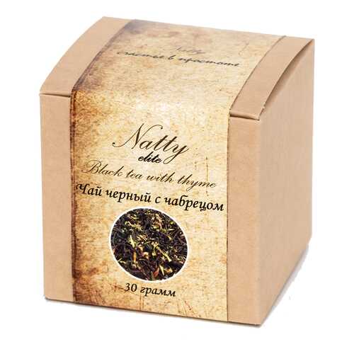 Чай Natty черный с чабрецом 30 г
