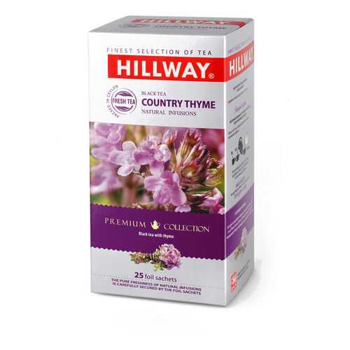 Чай черный байховый HILLWAY Луговой Чабрец, 25 пак.