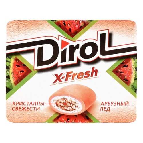 Жевательная резинка Dirol x-fresh арбузный лед 16 г