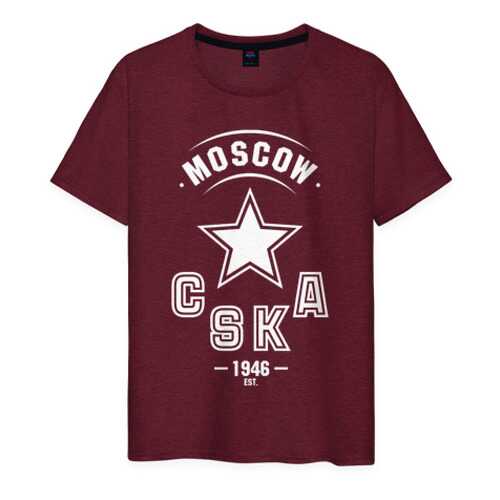 Футболка мужская ВсеМайки 1741187 бордовая XL
