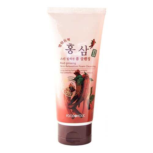 Очищающая пенка FoodaHolic Red Ginseng Skin Relaxation Foam Cleansing 180 мл