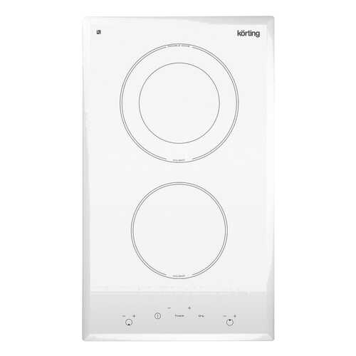 Встраиваемая варочная панель электрическая Korting HK 32033 BW White