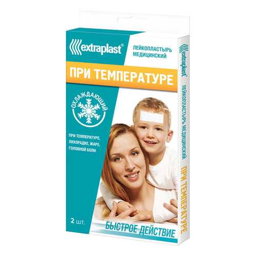 Пластырь Extraplast охлаждающий при температуре 2 шт.