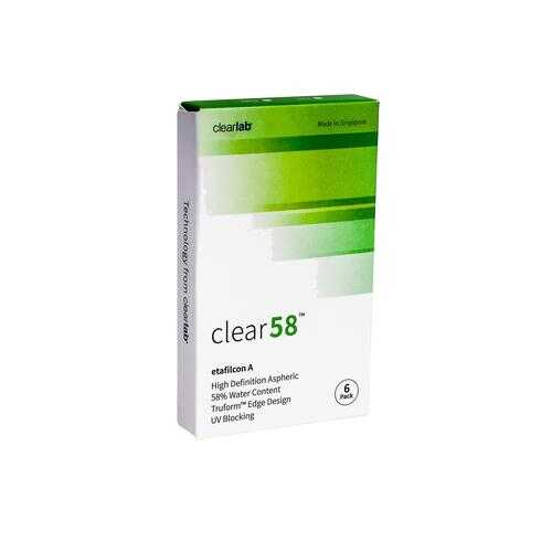 Контактные линзы ClearLab Clear 58 6 линз R 8.7 -02,00