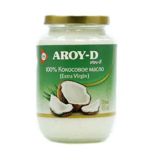 Масло кокосовое Aroy-D extra virgin 450 мл