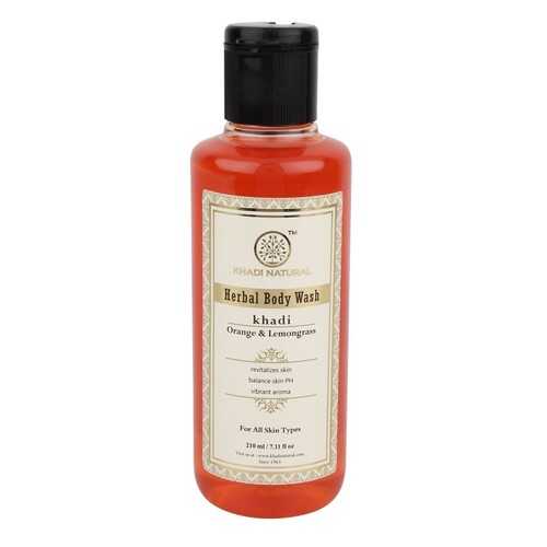 Гель для душа Khadi Natural Апельсин и Лемонграсс, 210 мл