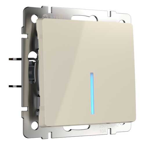 Выключатель Werkel WL03-SW-1G-LED-ivory слоновая кость