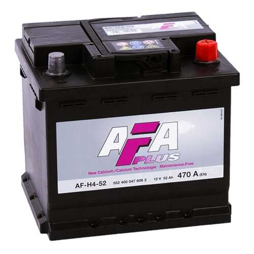 Аккумулятор автомобильный Afa AF-H4-52