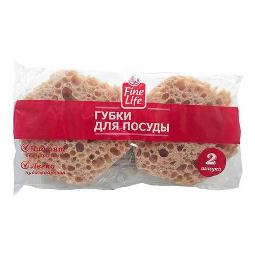 Губка целлюл мяг абраз 2 шт. fl fine life