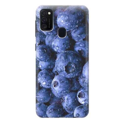 Чехол RE:PA для Samsung Galaxy M21 с принтом Черника