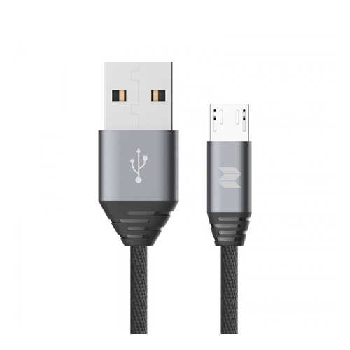 Кабель ROCK M5 Metal microUSB 1м Black