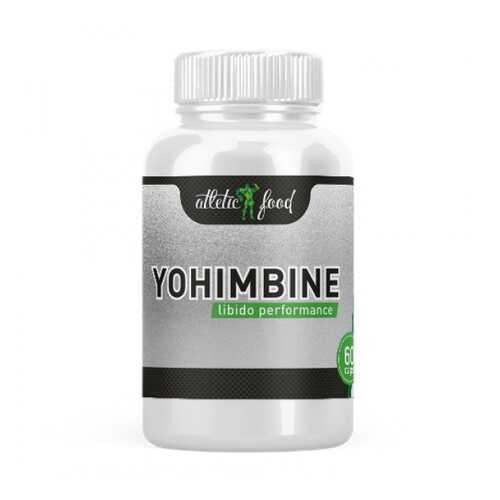 Йохимбин Atletic Food Yohimbine 150 мг капсулы 60 шт.
