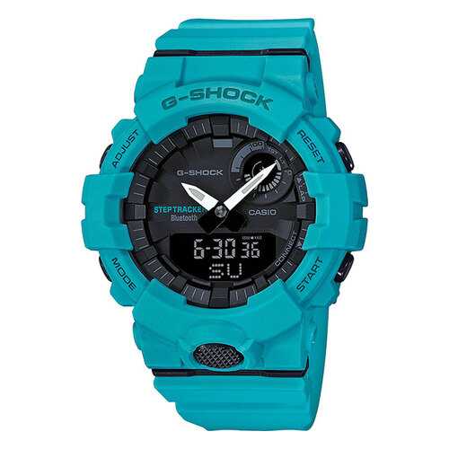 Японские спортивные наручные часы Casio G-Shock GBA-800-2A2 с хронографом