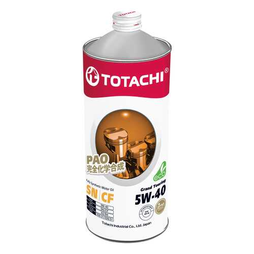 Моторное масло Totachi Grand Touring Fully Synthetic SN 5W-40 1л