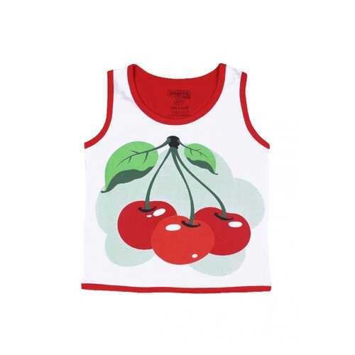 Майка для девочек Bonito kids цв. красный, р. 86