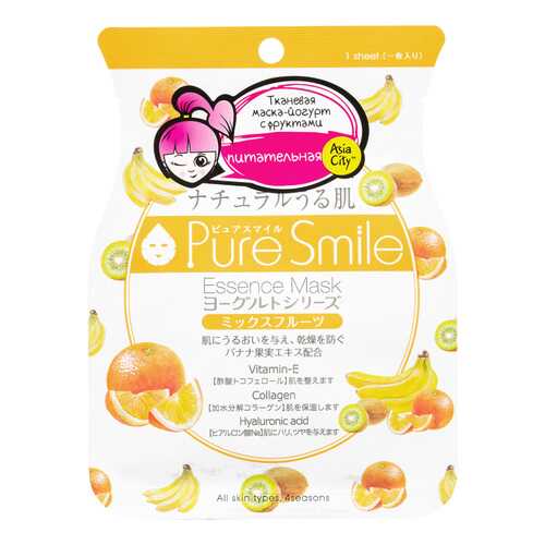 Маска для лица Sun Smile Yougurt с фруктами