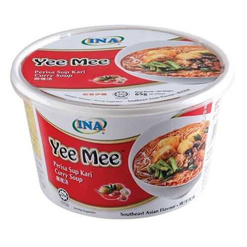 Лапша Yee Mee Ina карри с морепродуктами быстрого приготовления 100 г