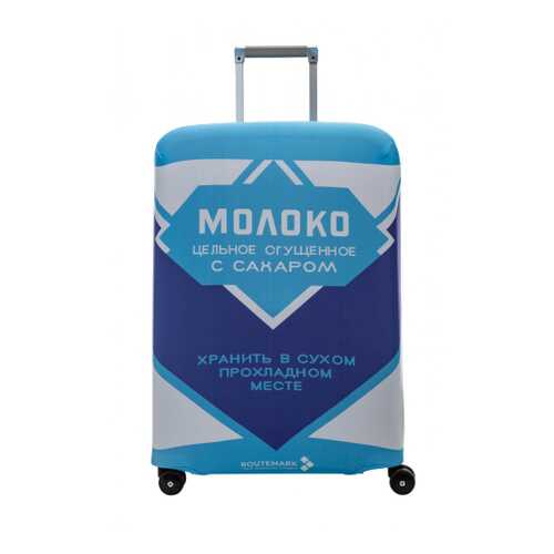 Чехол для чемодана Routemark Milk&Sugar синий M/L