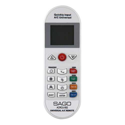 Пульт ДУ для кондиционера Sago ACRCU-002