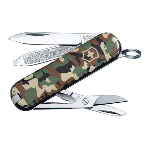 Мультитул-брелок Victorinox Classic 0.6223.94 58 мм разноцветный, 7 функций