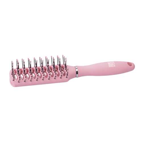 Щетка Dewal Beauty Клубничная глазурь с пластиковым штифтом, прямоугольная DBKG1