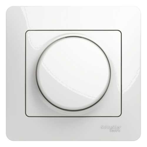 Светорегулятор (диммер) Schneider Electric Glossa, поворотный, 300 Вт, белый
