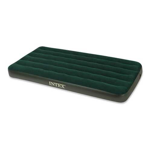 Матрас-кровать INTEX надувной односпальный зеленый, 99х191x22 см