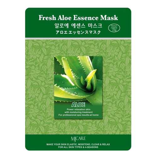 Маска для лица Mijin Fresh Aloe Essence Mask 23 г