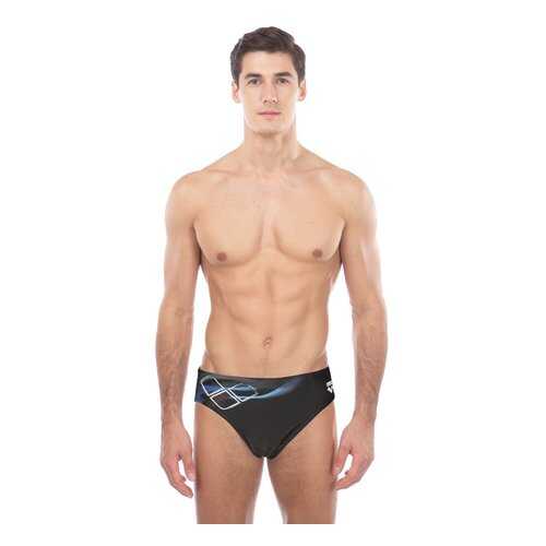 Плавки Arena Briza Brief, black/pix blue, 80 FR