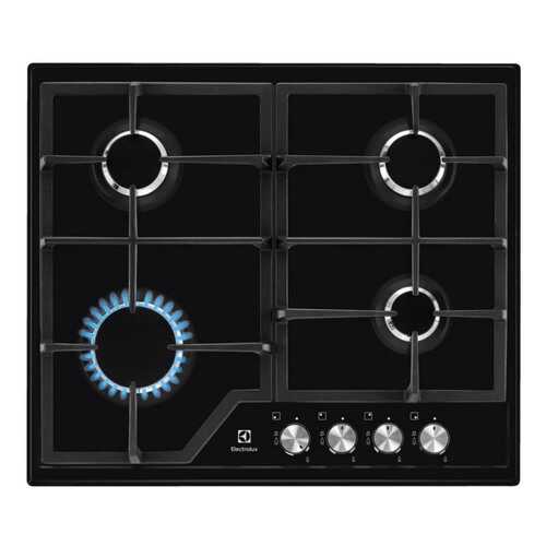 Встраиваемая варочная панель газовая Electrolux GEE26MB Black