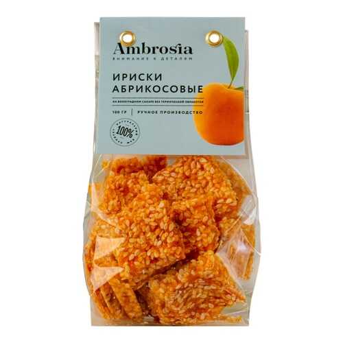 Ириски Ambrosia Абрикосовые 100г Россия