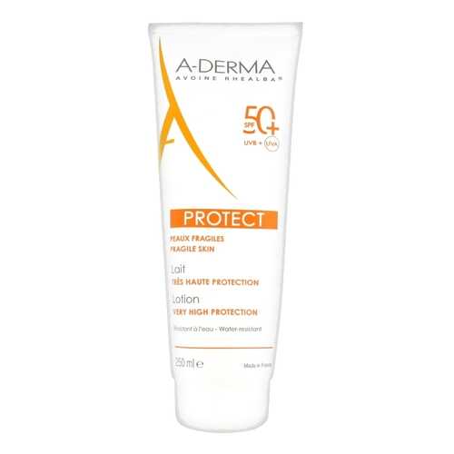 Солнцезащитный лосьон A-Derma Protect Lait Tres Haute Protection SPF50+ 250 мл