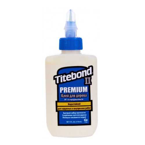 Клей TITEBOND D3 Premium столярный влагостойкий 118 мл синий