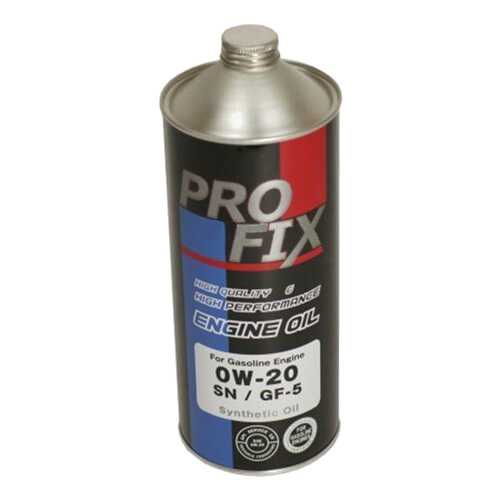 Моторное масло Profix SN0W20C1 0w-20 1л