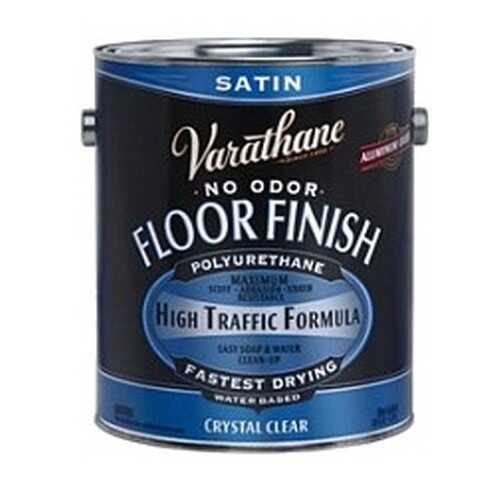 Лак Varathane Crystal Clear Floor Finish Полуматовый (3,78л)