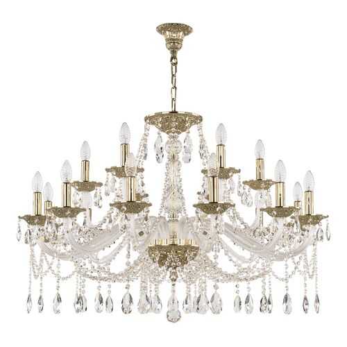 Люстра хрустальная 1607/12+6/360 G Bohemia Ivele Crystal