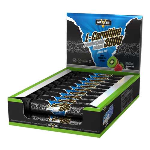 Maxler L-Carnitine 3000, 1 ампула 25 мл, Strawberry-Kiwi