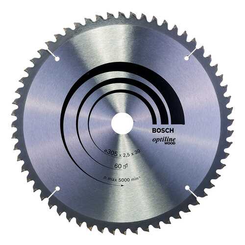 Диск по дереву Bosch STD WO 305x30-60T 2608640441