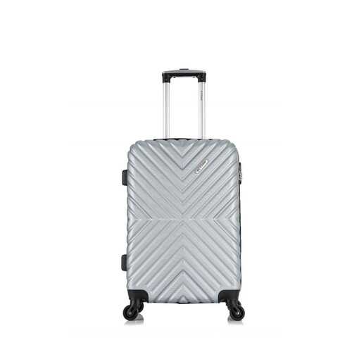 Чемодан L'Case New Delhi серый S