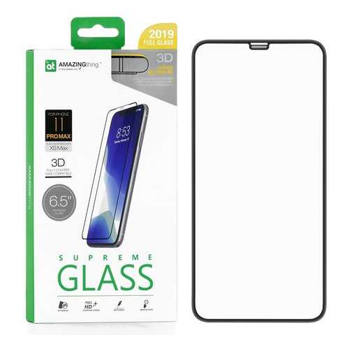 Защитное стекло AMAZINGthing SupremeGlass Hot Bending 3D Black для Apple iPhone XS Max