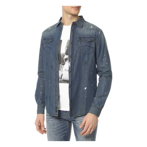 Сорочка мужская Armani Jeans 3Y6C29/6DBCZ/1500 синяя XL