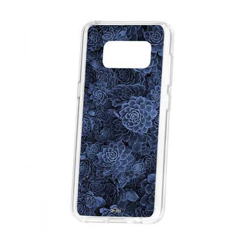 Чехол Kruche для Samsung Galaxy S8 Print Каменная роза