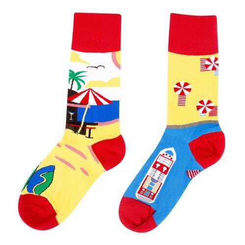 Носки женские Kawaii Factory Пляж разноцветные 35-39