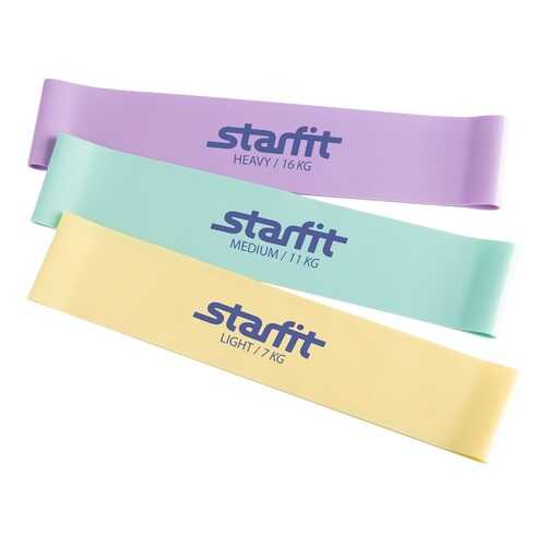 Starfit Комплект мини-эспандеров ES-203, пастельный