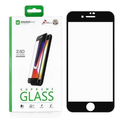 Защитное стекло AMAZINGthing SupremeGlass Full Glue Black 0.33mm для Apple iPhone 7