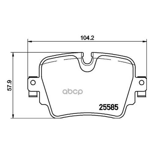 Комплект тормозных колодок BREMBO P 36 032