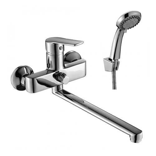Смеситель Decoroom DR38043 одноручный универсальный с поворотным изливом 30 см., хром