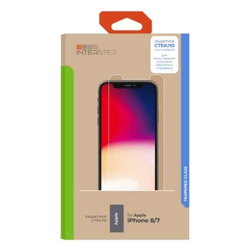 Защитное стекло InterStep для Apple iPhone 7/iPhone 8 (IS-TG-IPHON8UNI-UA3B202)