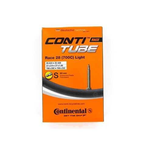 Камера 28 700х20-25mm Continental Race Light 28 вело нип.60mm (80гр) (01818310000)